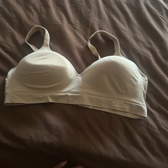 Splendid Cream Wireless Bralette Seamless Comfort - Picture 1 of 4
